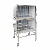 Cage d'hospitalisation 2 places pour soins intensifs ou maladies infectieuses