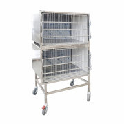 Cage d'hospitalisation 2 places pour soins intensifs ou maladies infectieuses