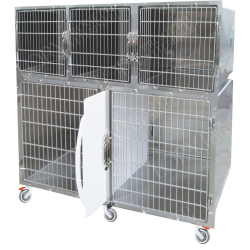 Cage d'hospitalisation en acier 5 places