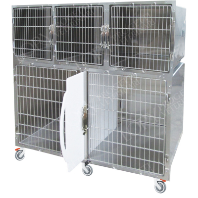 Cage d'hospitalisation en acier 5 places