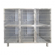 Cage d'hospitalisation  en acier 6 places
