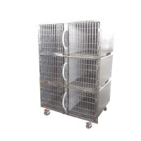 Cage d'hospitalisation en acier 6 places Cage d'hospitalisation en acier 6 places