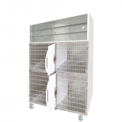 Cage d'hospitalisation  en acier 7 places