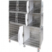 Cage d'hospitalisation en acier 8 places