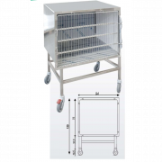 Cage d'hospitalisation un compartiment