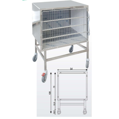 Cage d'hospitalisation un compartiment