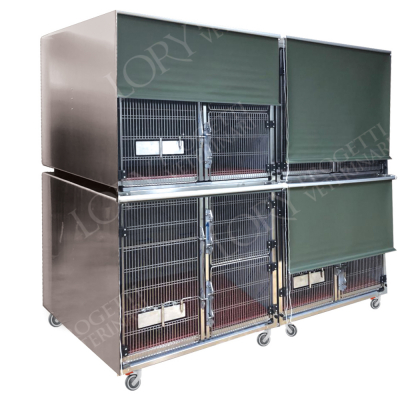 Cage en acier pour les animaux sauvages