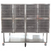 Cage pour petits animaux en acier 8 places