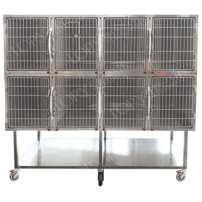 Cage pour petits animaux en acier 8 places