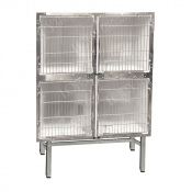 Cage PVC à pieds fixes 4 places