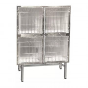 Cage PVC à pieds fixes 4 places