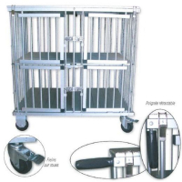 Cage d'exposition pliante pour chiens et chats