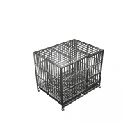 Cage d’intérieur pliante sur roues en inox SUS 304 – 108 x 70 x 90 cm