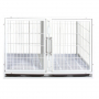 Cage de gardiennage en métal