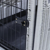 Niche d’intérieur Home Kennel en rotin synthétique