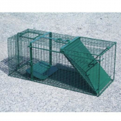 Trappe de capture pour animaux avec porte basculante - 80 X 30 X 30 cm