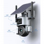 Caméra 360° Wi-Fi CAM1073 – Vision 4K Ultra HD, Intelligence Artificielle et Autonomie Solaire