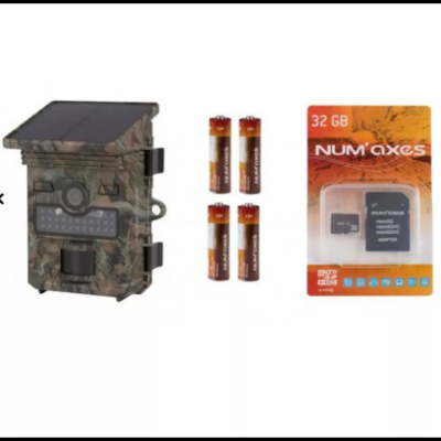 Pack Caméra Solaire PIE1069 – Surveillance Autonome – Vision Nocturne & Détection 20 m