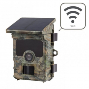 Piège photographique avec Wi-Fi et panneau solaire intégré 
