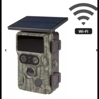 Piège photographique Caméra Wi-Fi Solaire 4K – Détection 120° – Surveillance Faune Haute Résolution Piège photographique Caméra Wi-Fi Solaire 4K – Détection 120° – Surveillance Faune Haute Résolution