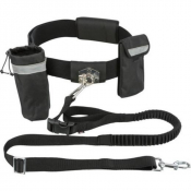 Ceinture de jogging avec laisse élastique et pochettes
