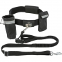 Ceinture ventrale avec laisse intégrée