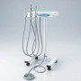 Chariot dentaire vétérinaire pneumatique pour 3 instruments