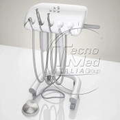 Chariot dentaire vétérinaire pneumatique pour 5 instruments