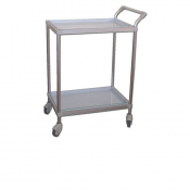 Chariot DELUXE en alliage anodisé avec tablettes inox