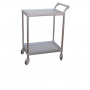 Chariot DELUXE en alliage anodisé avec tablettes inox