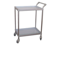 Chariot DELUXE en alliage anodisé avec tablettes inox Chariot DELUXE en alliage anodisé avec tablettes inox