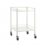 Chariot Médical polyvalent en acier inoxydable avec ou sans tiroirs - Largeur 60 cm