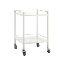 Chariot polyvalent en acier inoxydable avec ou sans tiroirs - Largeur 60 cm