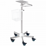 Support mobile pour équipement médical avec panier