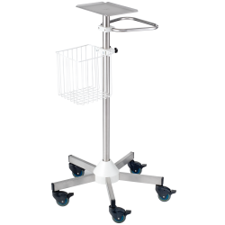 Support mobile pour équipement médical avec panier