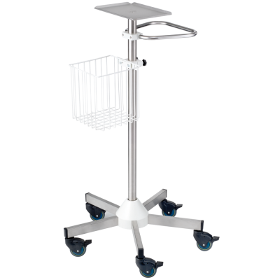 Support mobile pour équipement médical avec panier
