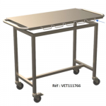 Table brancard avec plateau amovible