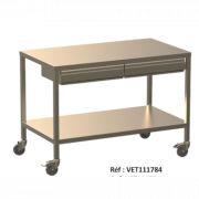 Table de travail avec tiroirs