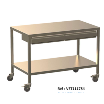 Table de travail avec tiroirs