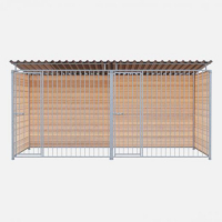 Chenil bois évolutif PROTECTA MKS - 4 X 2 m - Barreaux Chenil bois évolutif PROTECTA MKS - 4 X 2 m - Barreaux