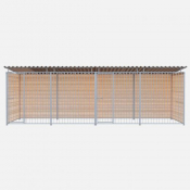 Chenil bois évolutif PROTECTA MKS - 6 X 2 m - Barreaux