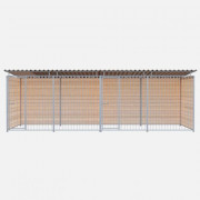 Chenil bois évolutif PROTECTA MKS - 6 X 2 m - Barreaux