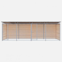 Chenil bois évolutif PROTECTA MKS - 6 X 2 m - Barreaux Chenil bois évolutif PROTECTA MKS - 6 X 2 m - Barreaux