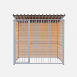 Chenil bois PROTECTA MKS - 2 X 2 m - Barreaux