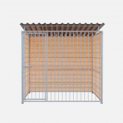 Chenil bois PROTECTA MKS - 2 X 2 m - Barreaux