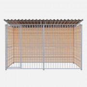 Chenil bois PROTECTA MKS - 3 X 2 m - Barreaux