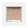 Chenil bois PROTECTA MKS évolutif - 2 X 2 m - Grillage