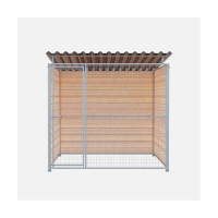 Chenil bois PROTECTA MKS évolutif - 2 X 2 m - Grillage Chenil bois PROTECTA MKS évolutif - 2 X 2 m - Grillage