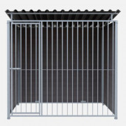 Chenil en composite entièrement évolutif - 2 X 2 m - Barreaux