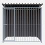 Chenil en composite entièrement évolutif - 2 X 2 m - Barreaux